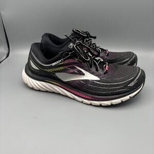 Brooks Ghost 15 Women’s Size 9 Running Walking Sneakers Shoes Black Peacock Pink